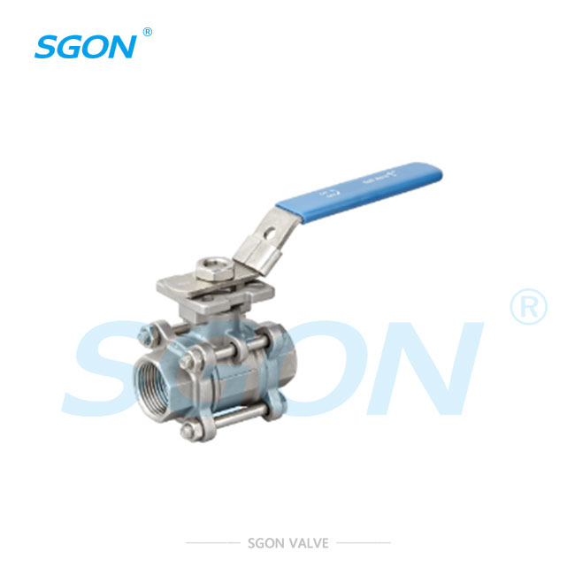 DIN BALL VALVE WITH ISO5211