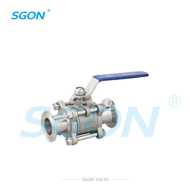 Three-piece all-inclusive quick-install ball valve